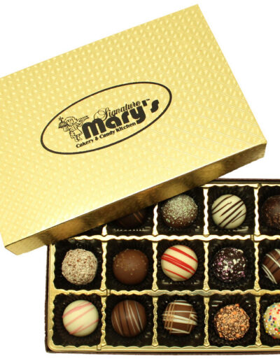 Box of 15 handmade truffles