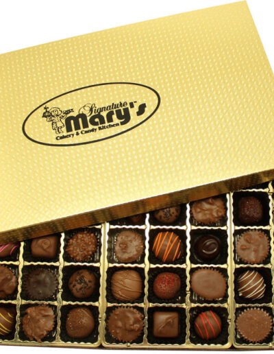 Box of 45 handmade chocolates