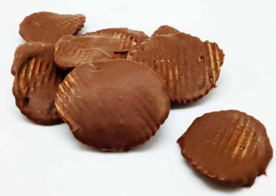 Chocolate covered potato chips homemade candy