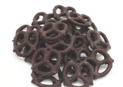 Chocolate covered pretzel twists homemade candy