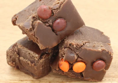 Chocolate peanut butter fudge homemade candy