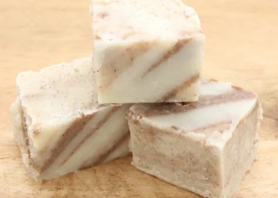 Cinnamon swirl fudge homemade candy