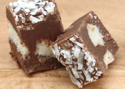 Coconut fudge homemade candy