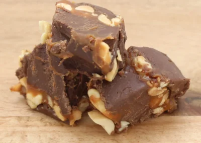 Snickers fudge homemade candy