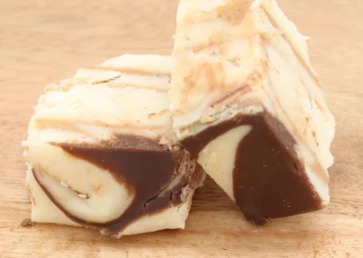 Tiger butter fudge homemade candy