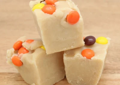 Vanilla peanut butter fudge homemade candy